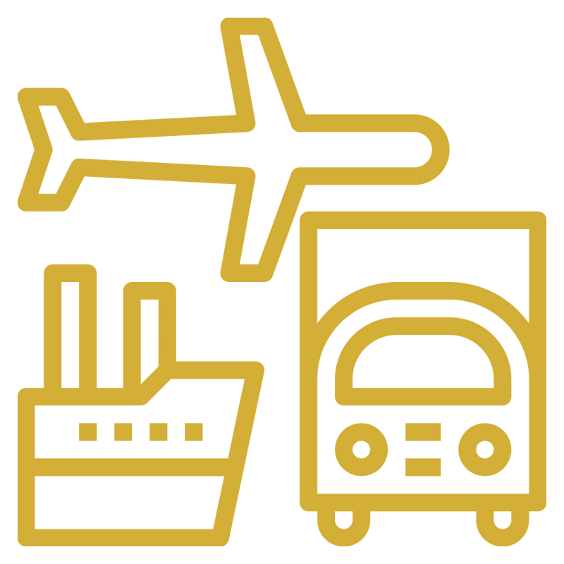 Boat, plane and truck